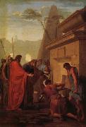 Eustache Le Sueur King Darius Visiting the Tomh of His Father Hystaspes Sweden oil painting artist